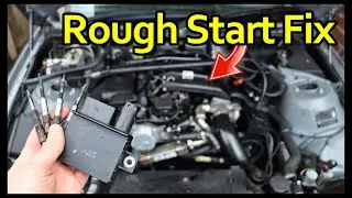 BMW M47 GLOW PLUGS & MODULE RELAY REPLACEMENT | ROUGH START FIX!