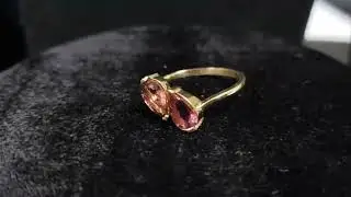 Pink Tourmaline 14k Gold Ring