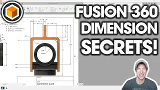 Check out these DIMENSIONING Tips for Fusion 360!