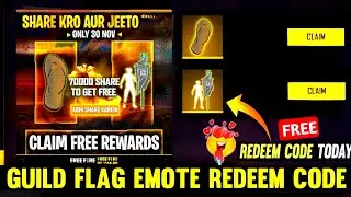 CLIAM GUILD FLAG EMOTE REDEEM CODE | NEXT FLAG EMOTE REDEEM CODE | STORE GAMING