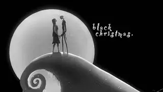 jack & sally || black christmas.