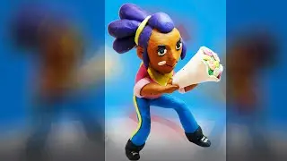 Is this Shelley from Brawl Stars? Yes, this is her! Sculpt with Horror Maker
