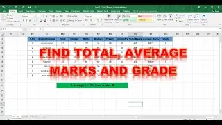 grades calculation using look up function