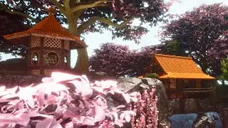 Building a Japanese Starter Base on a NEW Map in ARK: Survival Ascended Svartalfheim!