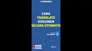 Terjemahkan Google Dokumen Dengan Mudah #shorts