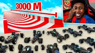 GTA V ONLINE: THE IMPOSSIBLE 3000-METER BACK AND FORTH WITH 30 PEOPLE! (INCREDIBLE PLAYS)