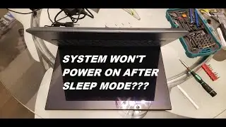Laptop Won't Power On After Sleep Mode? Asus Zenbook Model UM5500Q |  EASY FIX & DYI Tutorial