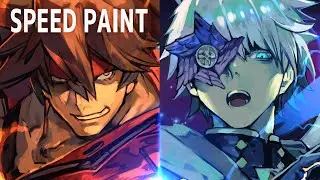 speed paint - SOL BADGUY  Asuka R♯ guiltygear