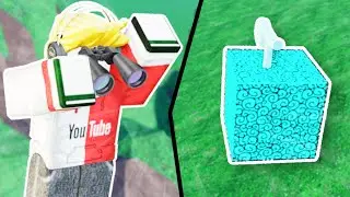 Using the Ice fruit to become stronger in Blox Fruits - Roblox