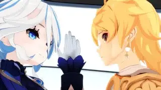 Now Furina wants to sleep with Aether [Genshin Impact MMD]