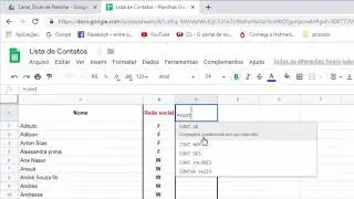 Como fazer contagem de valores nas planilhas do Google