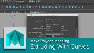 DART 104 Intro To Maya: Extruding With Curves