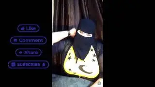 منقبة جسم نار تتمحن على بث مباشر 