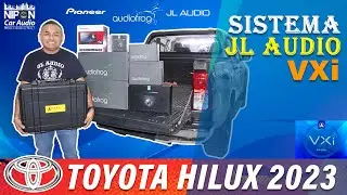 Toyota Hilux 2023 Sistema JL Audio VX1000/5i