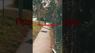 прыгаем с бардюра