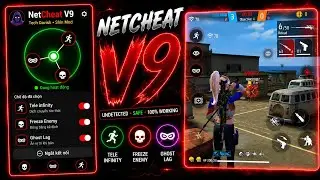 FAKE LAG NetCheat V9👑 | FREEZE + V2 + TELEKILL + GOST  💥 | FF OB54 ANTIBAND 💯 | Faraz Playz OFFICIAL