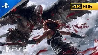 God of War: Ragnarok - Gameplay Walkthrough Kratos vs The Huntress - Sindri's House Part 4