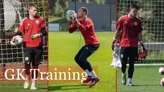 Inside the GK Training - Shot Stoping ( From Warm up to Final progression )　キーパー練習