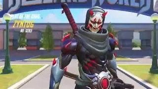 My GENJI POTG (Blizzard World) | Overwatch