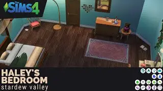 Haley's Bedroom | Stardew Valley | Sims 4 | Speed Build
