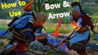 How do you use the bow and arrow in Assassin's Creed Valhalla?
