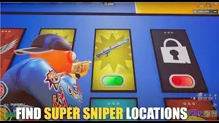 SUPER PIT UNC MAP FORTNITE CREATIVE - FIND SUPER SNIPER CODE LOCATIONS