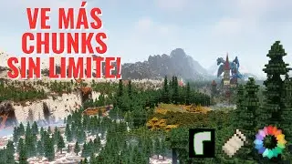 MIRA MÁS LEJOS en MINECRAFT!!  Como Ver Más Chunks con Mod Bobby!!