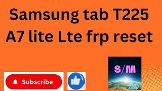 Samsung Tab T225 A7 Lite lte frp reset done by unlocktool