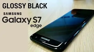 Glossy Black Samsung Galaxy S7 Edge
