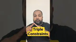 Triple constraints time cost scope 