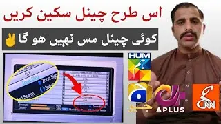 How To Tune/Scan Satellite Receiver TV Channels Propely