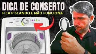 Quando Ligo a Máquina de Lavar a Luz fica Piscando e Não Liga Consul