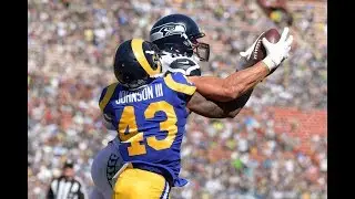 John Johnson III vs Seahawks (NFL Week 5) - PDEF + INT! Reads! | 2017-18 NFL Highlights HD