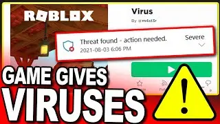 Roblox Game gives COMPUTER VIRUS