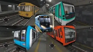 Парад инностранных поездов метро в игре 