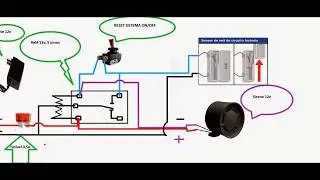 Como fazer | ALARME CASEIRO | com relé e sirene | HOW to Make