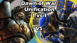 Dawn of War Unification: 1 vs 1 Space Wolves (Korn Champ) vs Thousand Sons (Porotin Porotin)