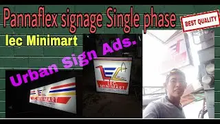 Panaflex signage single phase | 2 projects in one!