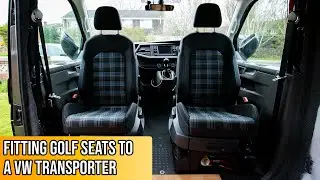 VW Transporter T6.1 Camper Conversion - Ep 10 How to Fit Golf Seats