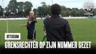 Grensrechter op zijn nummer gezet door scheids