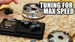 Moped Scooter CVT Variator Pulley Tuning for speed