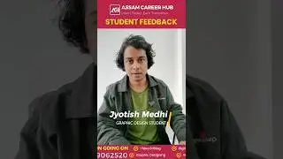 Graphic design student - Jyotish Medhi sharing his 3 month course completion experience...