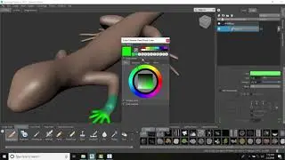 Mudbox 06 06 Change the Paint Color