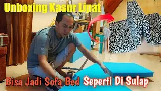Review Sofa Multifungsi kasur in the box ~ kasur ajaib,bisa di lipat menjadi sofa bed