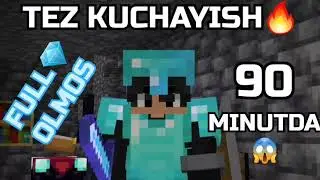 TEZ KUCHAYISH🔥 FULL OLMOS💎 90 MINUTDA😱 || MINECRAFT