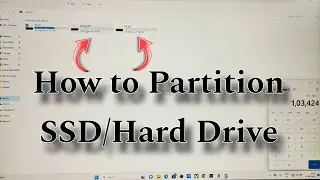 How to create Partition on Windows 11 | How to create new drive | SSD Partition
