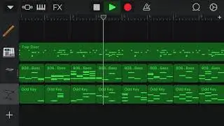 Мой первый бит в GARAGEBAND на IOS