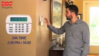 Как се настройва часовника и датата на LCD клавиатури DSC модели 5500 и 5501