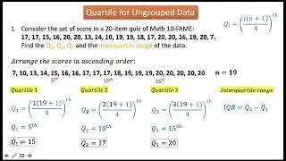 Measures of Position_Quartiles