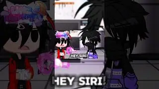 Hey Siri!💜❤️🖤🩷 #trending #gacha #gachatrend #aphmau #gachaclub #fpy #gachalife #feed #edit #trend